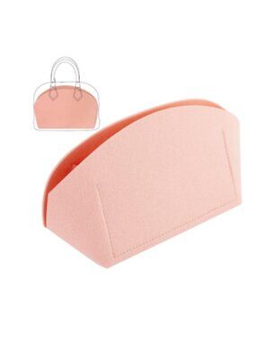 Womens Felt Handbag Organizer Insert fits ALMA BB PM Purse Shaper Tote Bag PINK